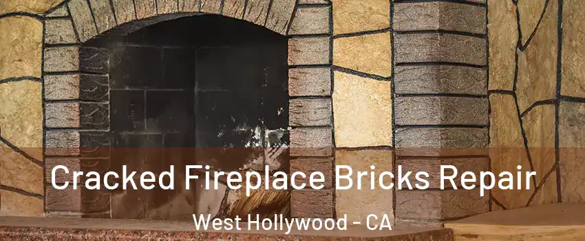  Cracked Fireplace Bricks Repair West Hollywood - CA