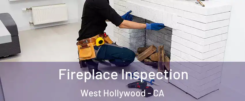  Fireplace Inspection West Hollywood - CA