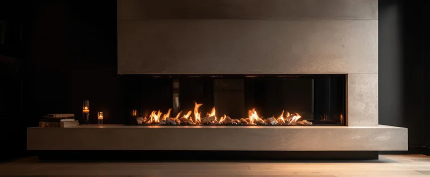 Gas Fireplace Ember Bed Design Services in West Hollywood, California