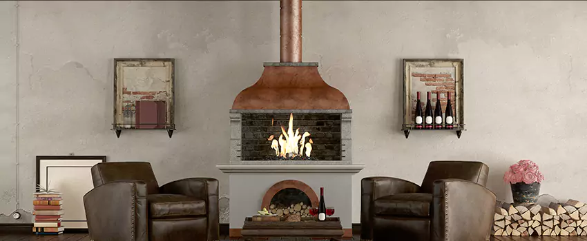 Thelin Hearth Products Providence Pellet Insert Fireplace Installation in West Hollywood, CA