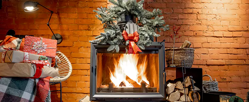 Travis Industries Linear Gas Fireplace Installation in West Hollywood, California