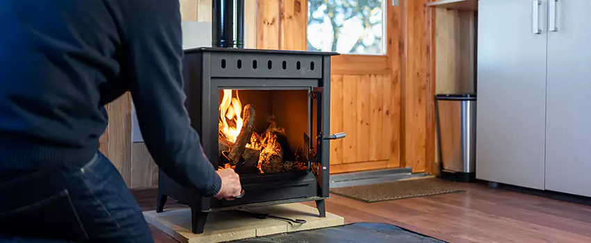 Open Hearth Wood Fireplace Installation in West Hollywood, CA