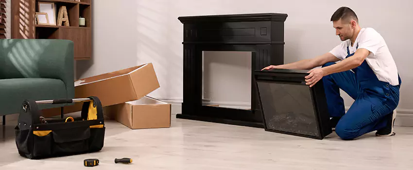 Old Rusted Metal Fireplace Repair And Replacement in West Hollywood, CA