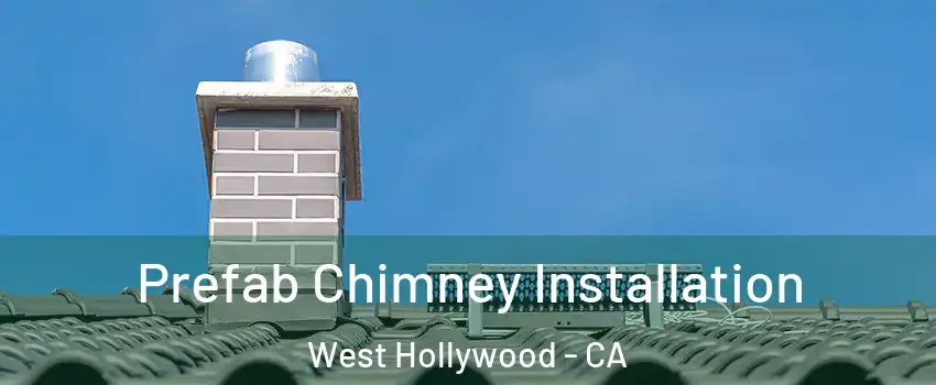 Prefab Chimney Installation West Hollywood - CA
