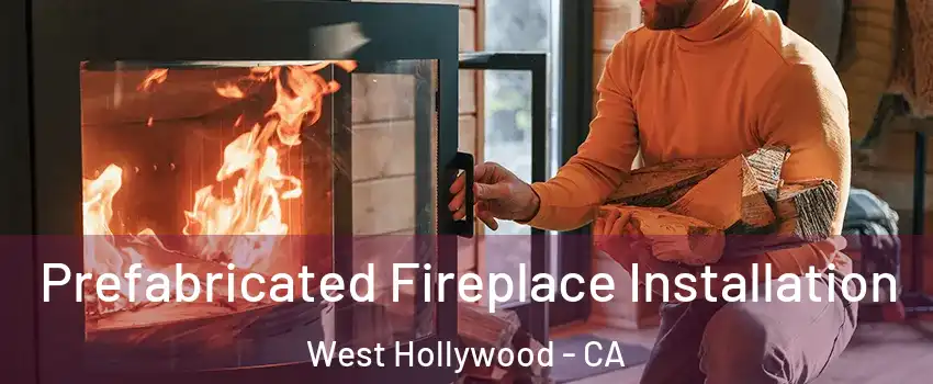  Prefabricated Fireplace Installation West Hollywood - CA